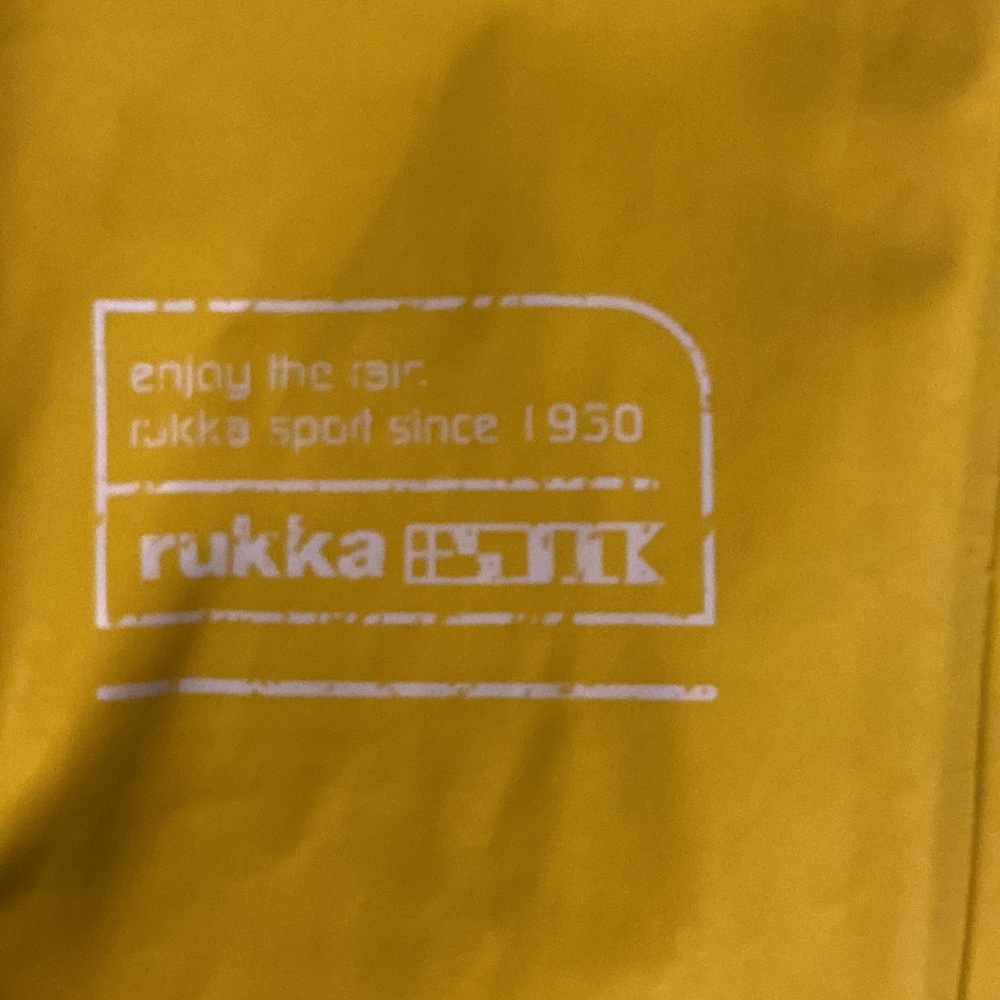 Rukka yellow rain coat - Picture 9 of 12